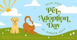 Tulsa SPCA Adoption Event at Garden Deva @ Garden Deva